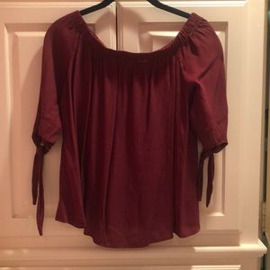 Off the shoulder blouse